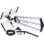 (70 Unit Kit Antena) Antena TV Digital Viewi untuk Loteng dan Outdoor, Kompatibel dengan TV Digital